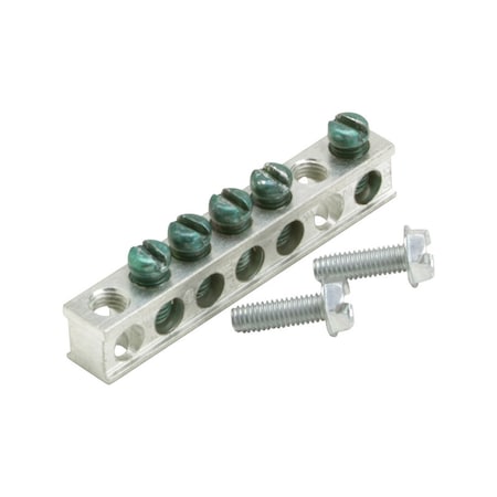 Eaton Cutler-Hammer Eaton Cutler-Hammer 0 amps N/A V 5 space 5 circuits Bolt-On Mount Ground Bar Kit GBK5P